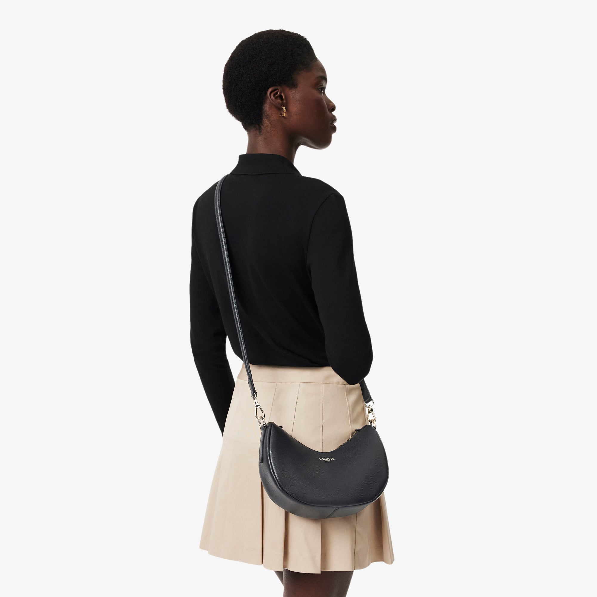 Small Champs-Élysées Half-Moon Bag - Bags - New In 2026 | Lacoste