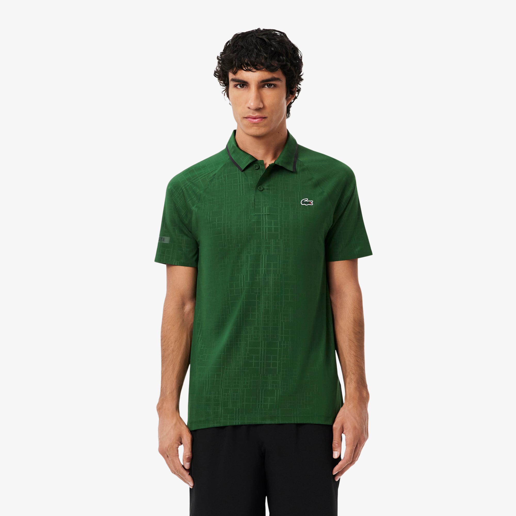 Lacoste Men's  Tennis X Novak Djokovic On Court Polo - L - 5 In Green