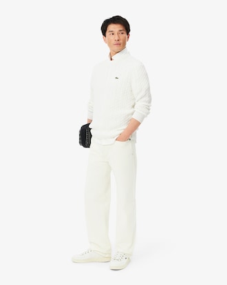 Men's Cable Knit Cotton Sweater