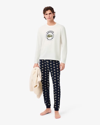 Men's Printed Jersey Pajama Set