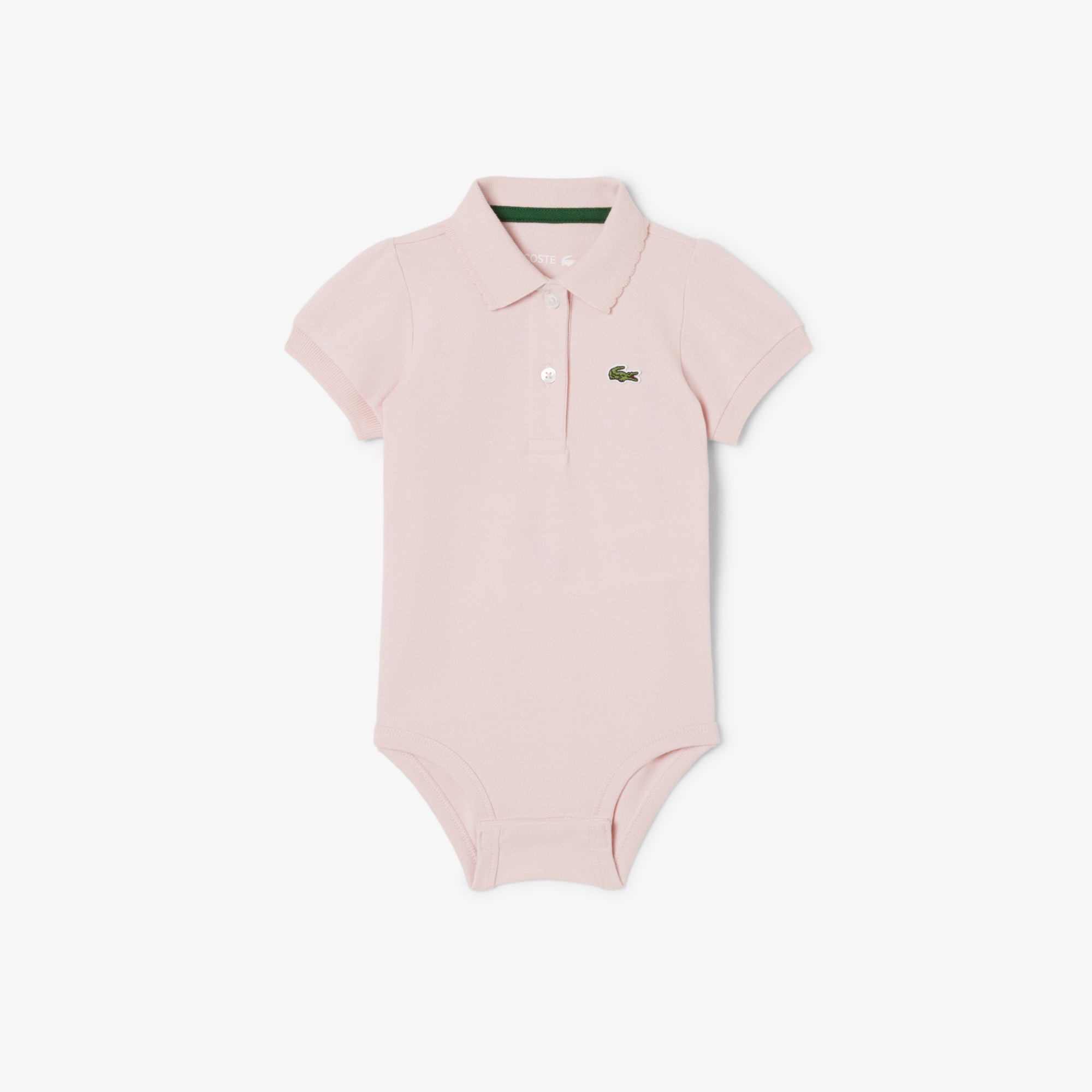 Lacoste Infants' Petit Piqué Onesie - 3m In Pink