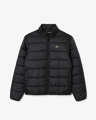 Chamarra corta de plumón ligera y repelente al agua.