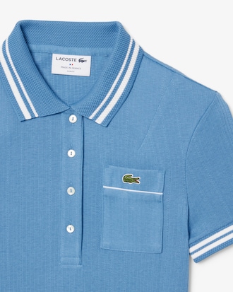 Slim Fit French Made Ribbed Polo