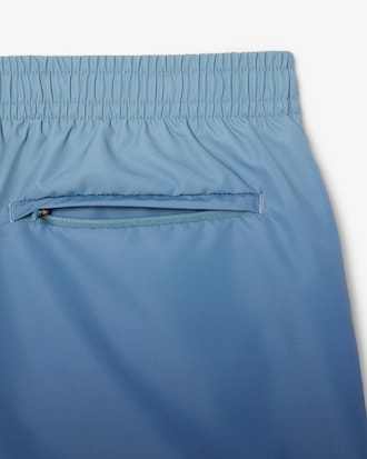 Traje de baño para hombre corto con estampado degradado
