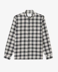 Men's Regular Fit Wool and Cotton Flannel Shirt