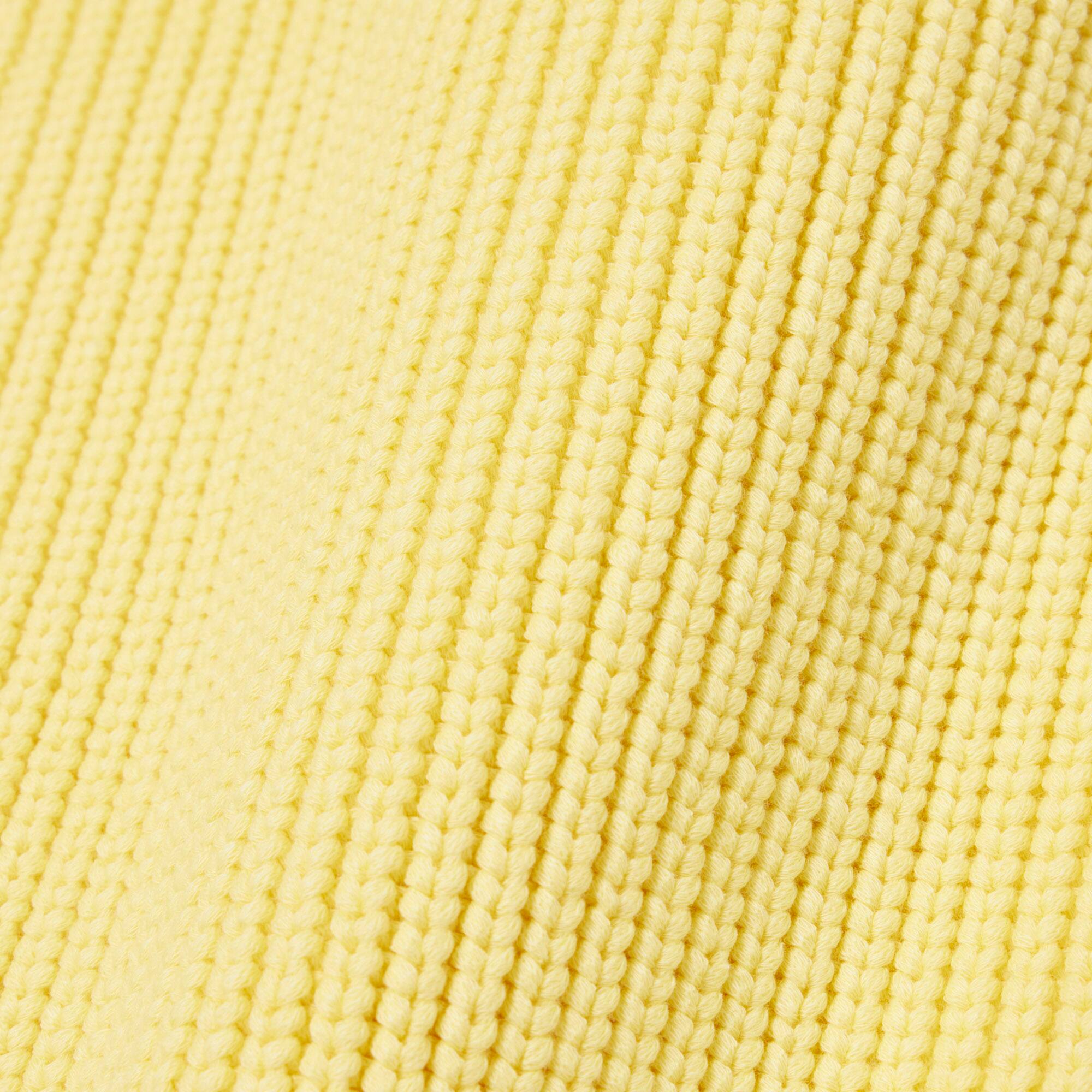 Zipped Cotton Badge Accent Sweater