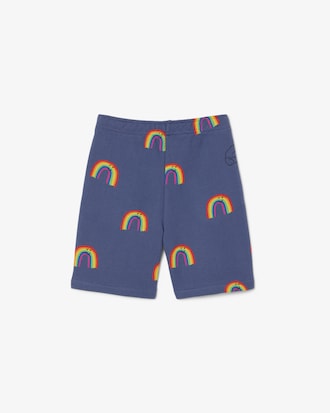Kids' Rainbow Print Fleece Shorts