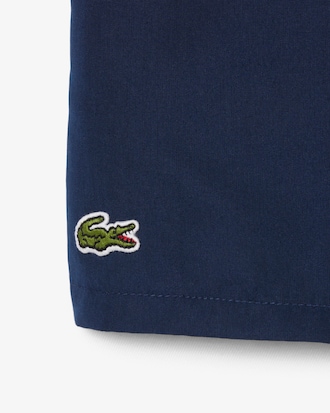 Monochromatic Lined Swim Trunks