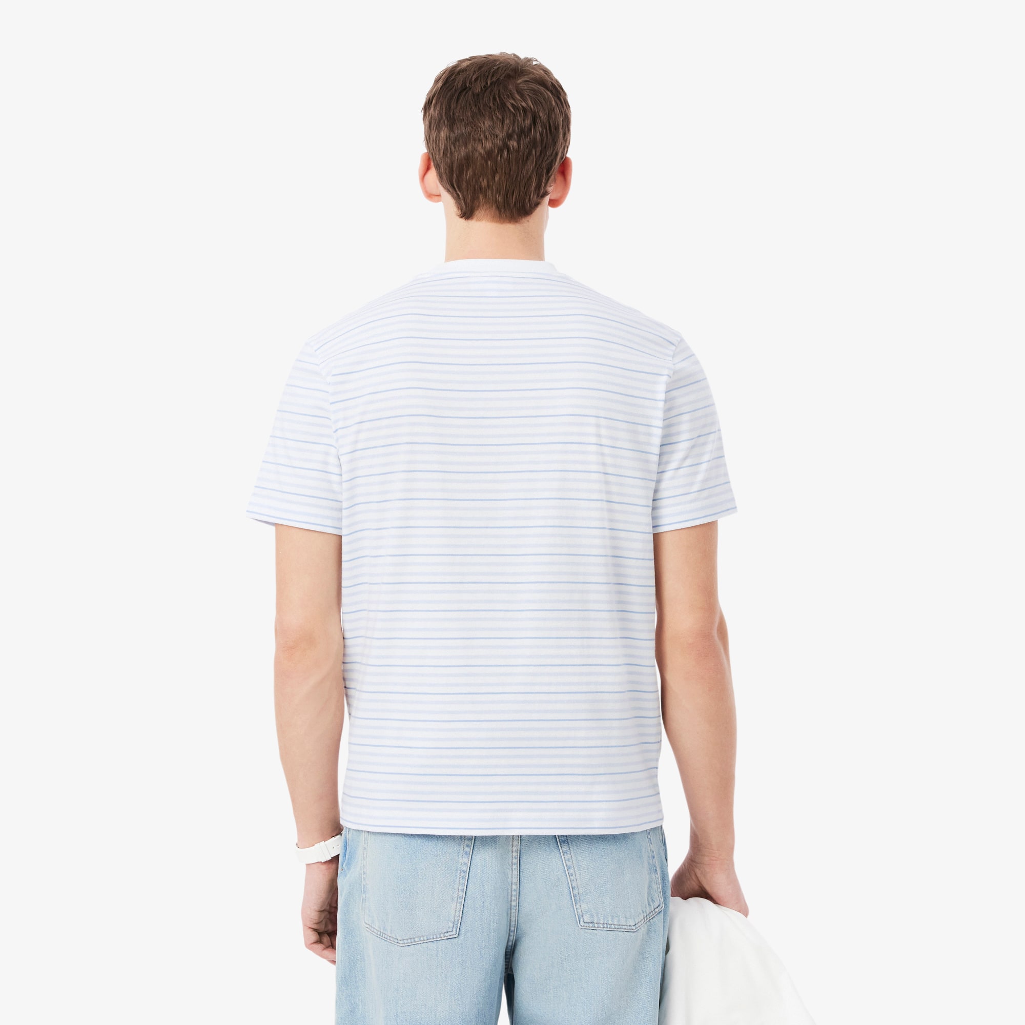Striped Cotton T-shirt - Men's Collection - New In 2026 | Lacoste