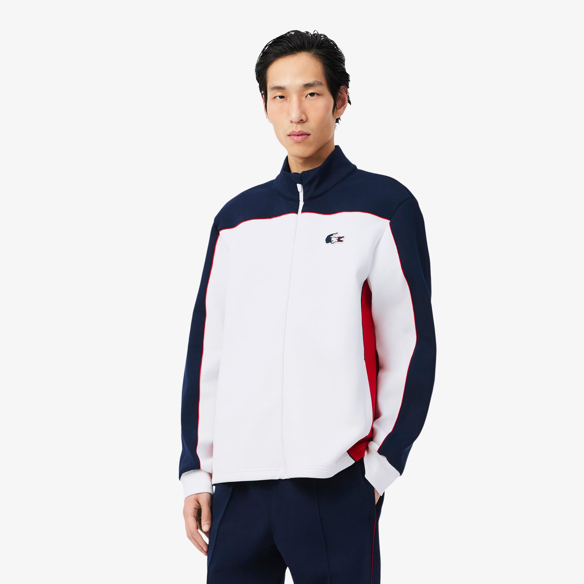 ひ*ち様 LACOSTE ジャージ M Men's Lacoste Tennis x Daniil Medvedev Zip-Up Sweatshirt