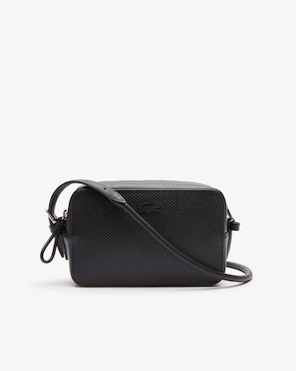 Petit sac &agrave; bandouli&egrave;re Chantaco en cuir piqu&eacute; mat