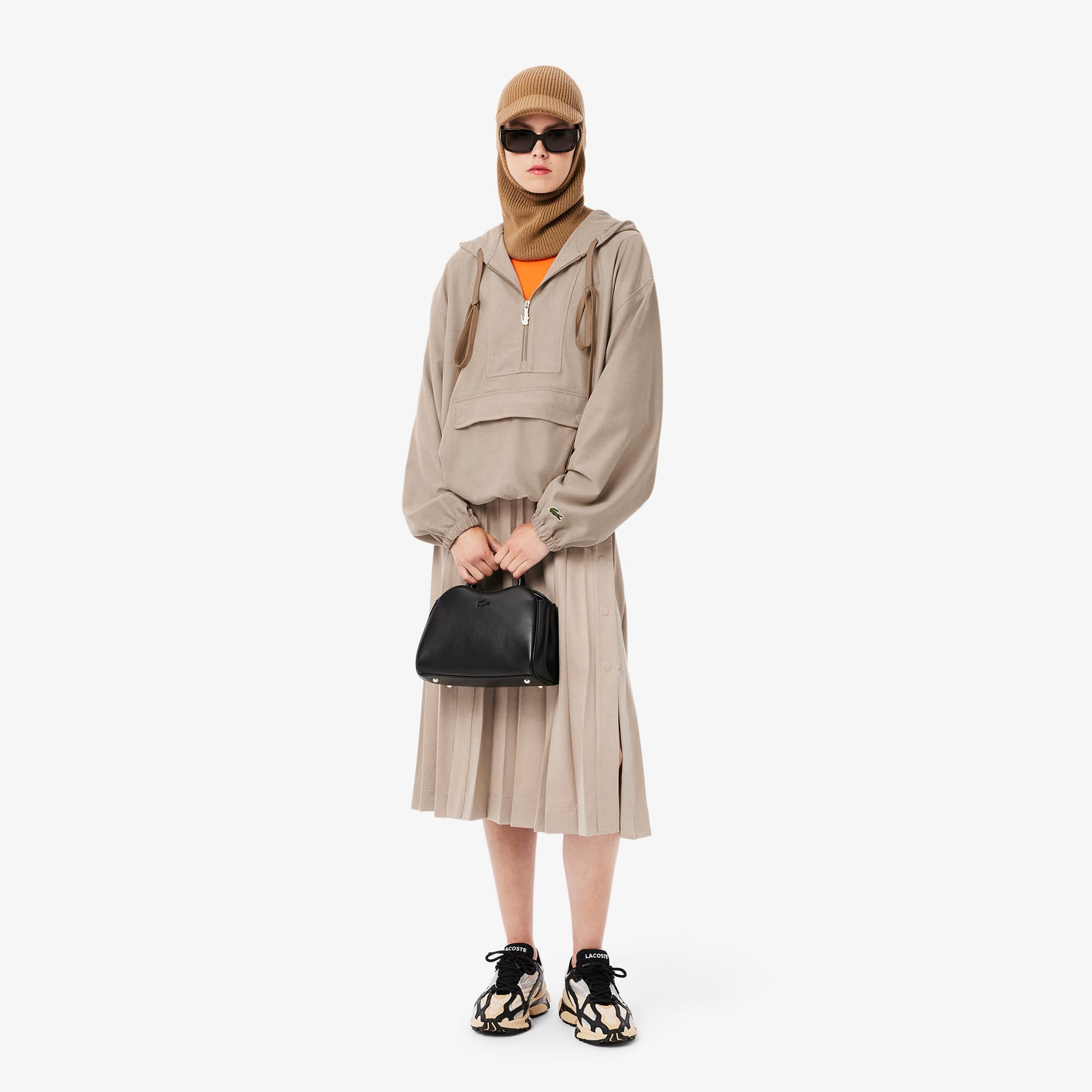 「LACOSTE」CF4188 レディース Women's Oversized Flannel Pull Over Jacket - T-Shirts & Tops