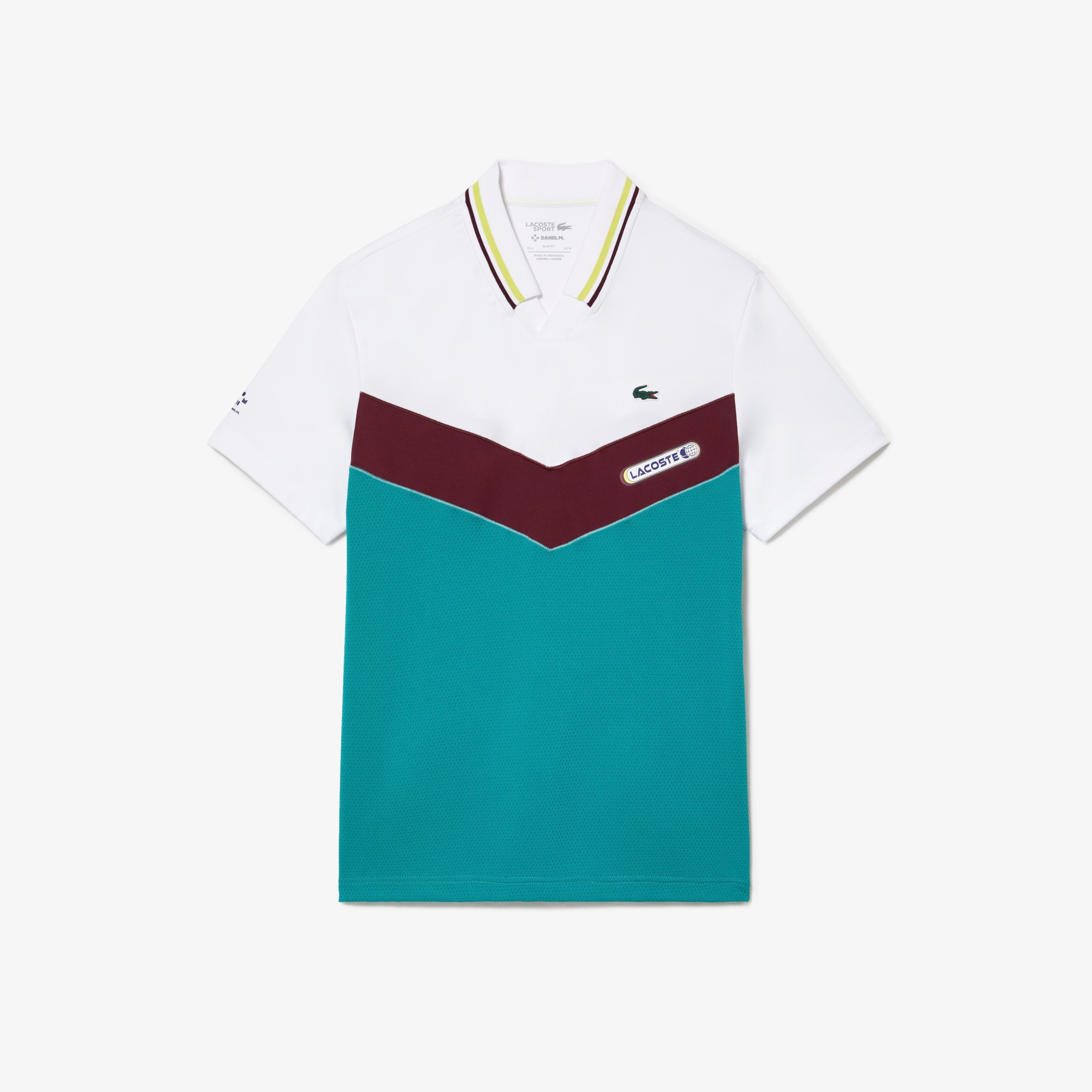 Men's Lacoste Tennis x Daniil Medvedev Slim Fit Seamless Polo