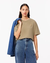 Playera oversize de algodón con efecto lavado