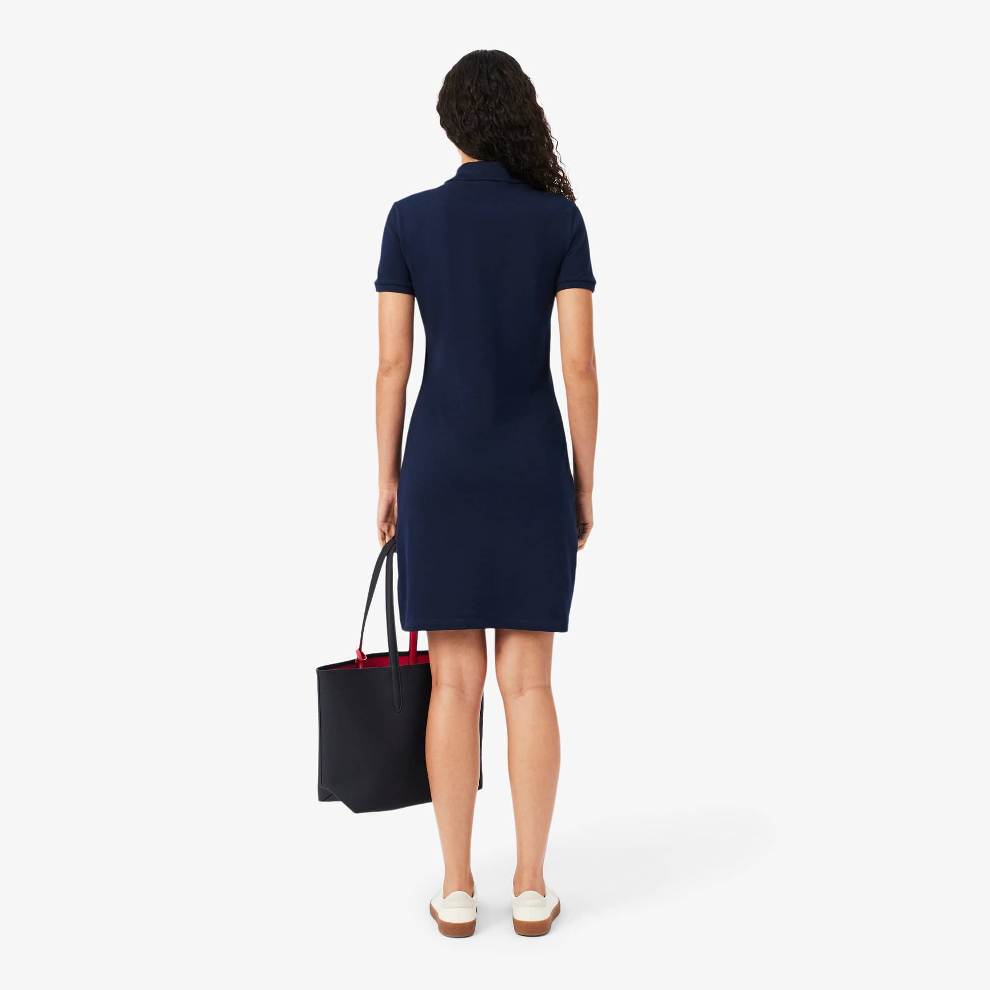 Lacoste Slim-Fit Stretch Pique Polo Dress - Navy Blue