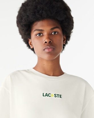 Women's Oversized Ball Print Cotton T-Shirt