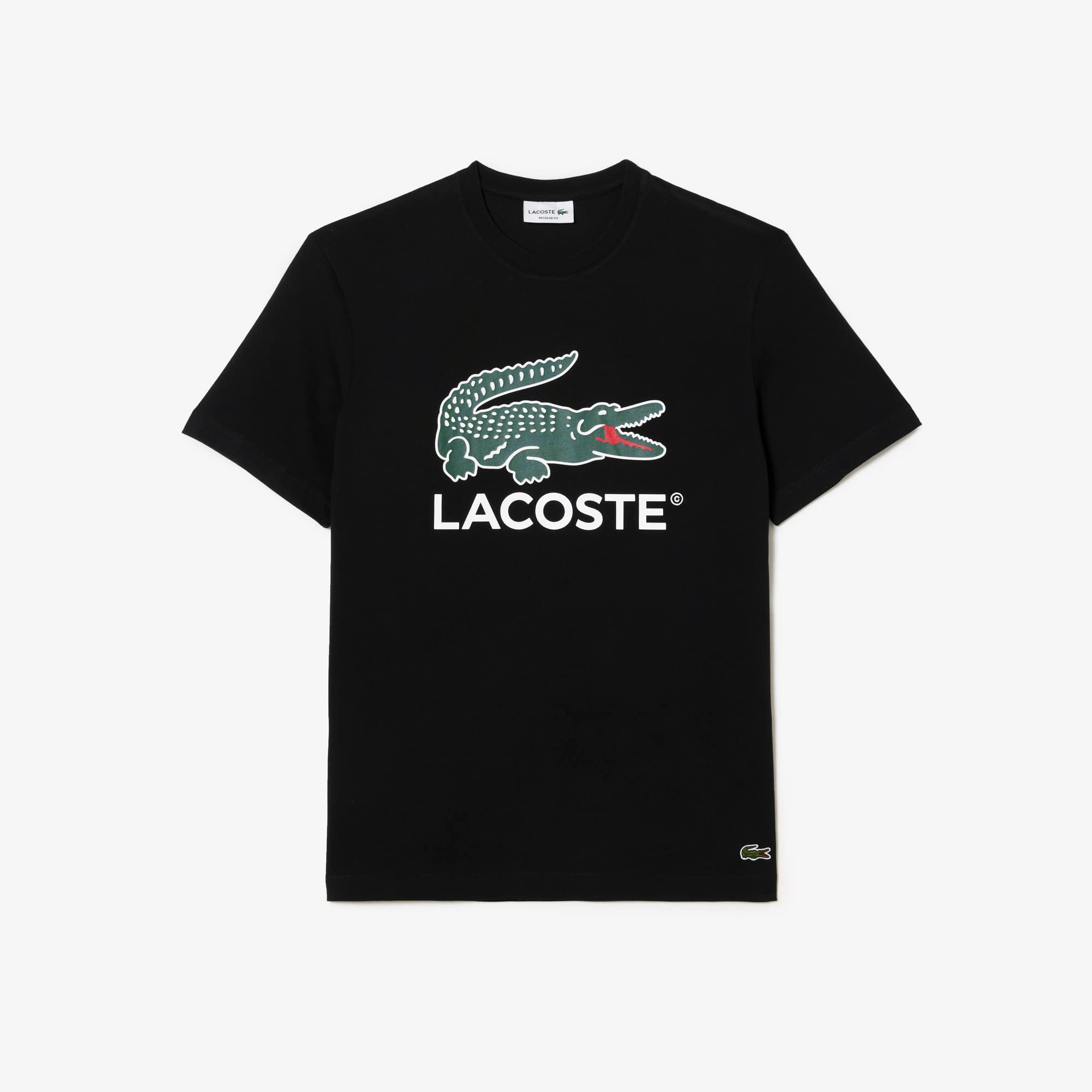 海外限定　LACOSTE ClassicFit US6 XL相当　ユニセックス Men's Classic Fit Printed Crew Neck Sweatshirt - Sweaters