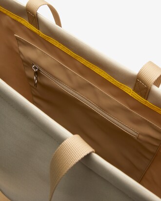 Bolso tote unisex Lacoste oversized con marca a contraste