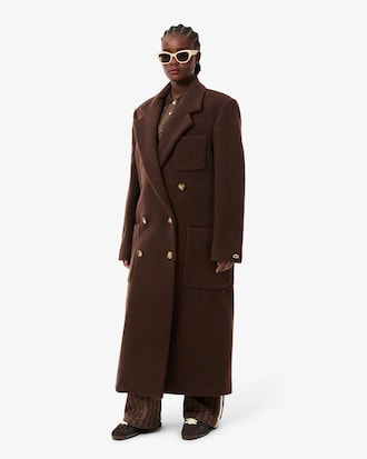 Women's Double-Breasted Wool Coat