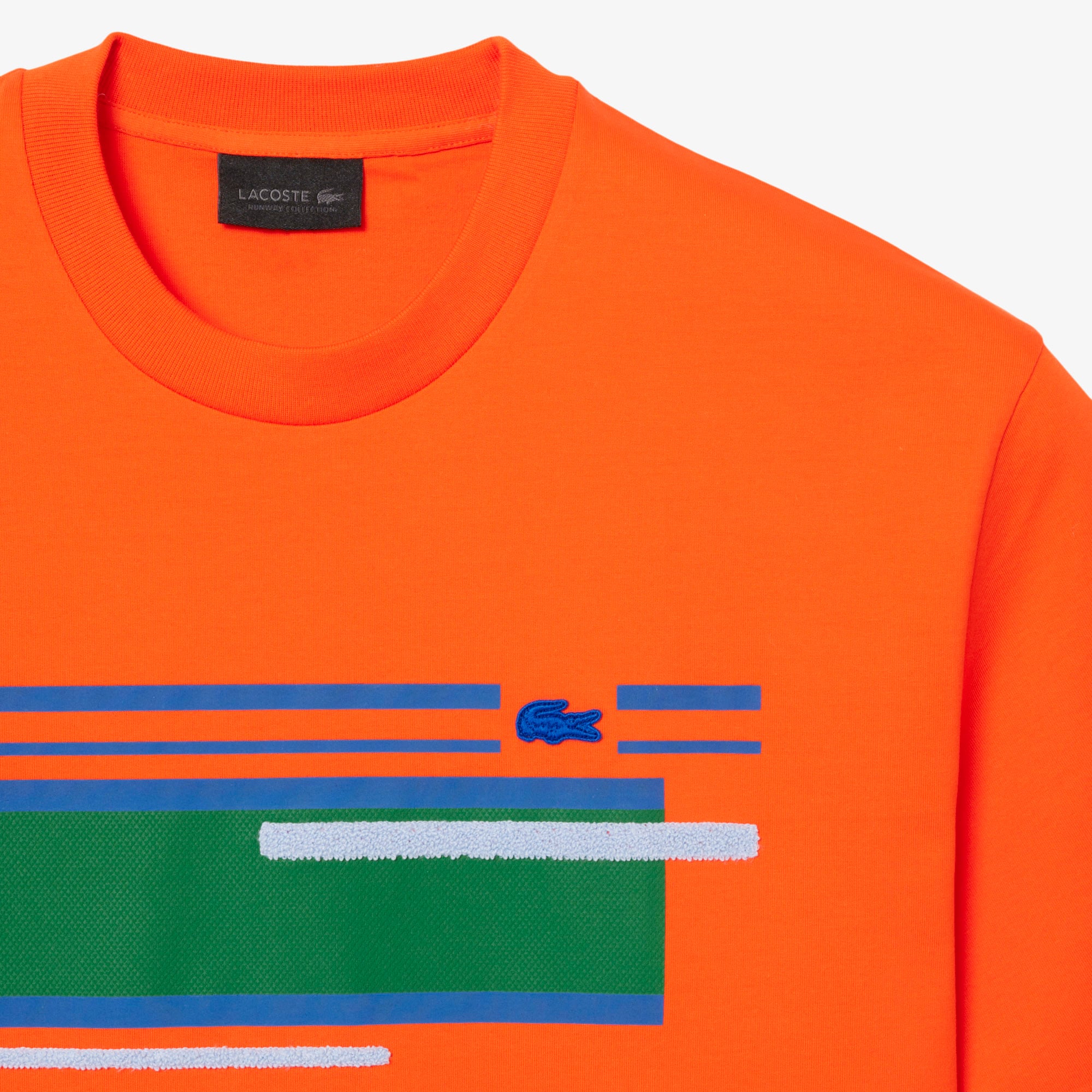 Runway Textured Stripe Jersey T-shirt