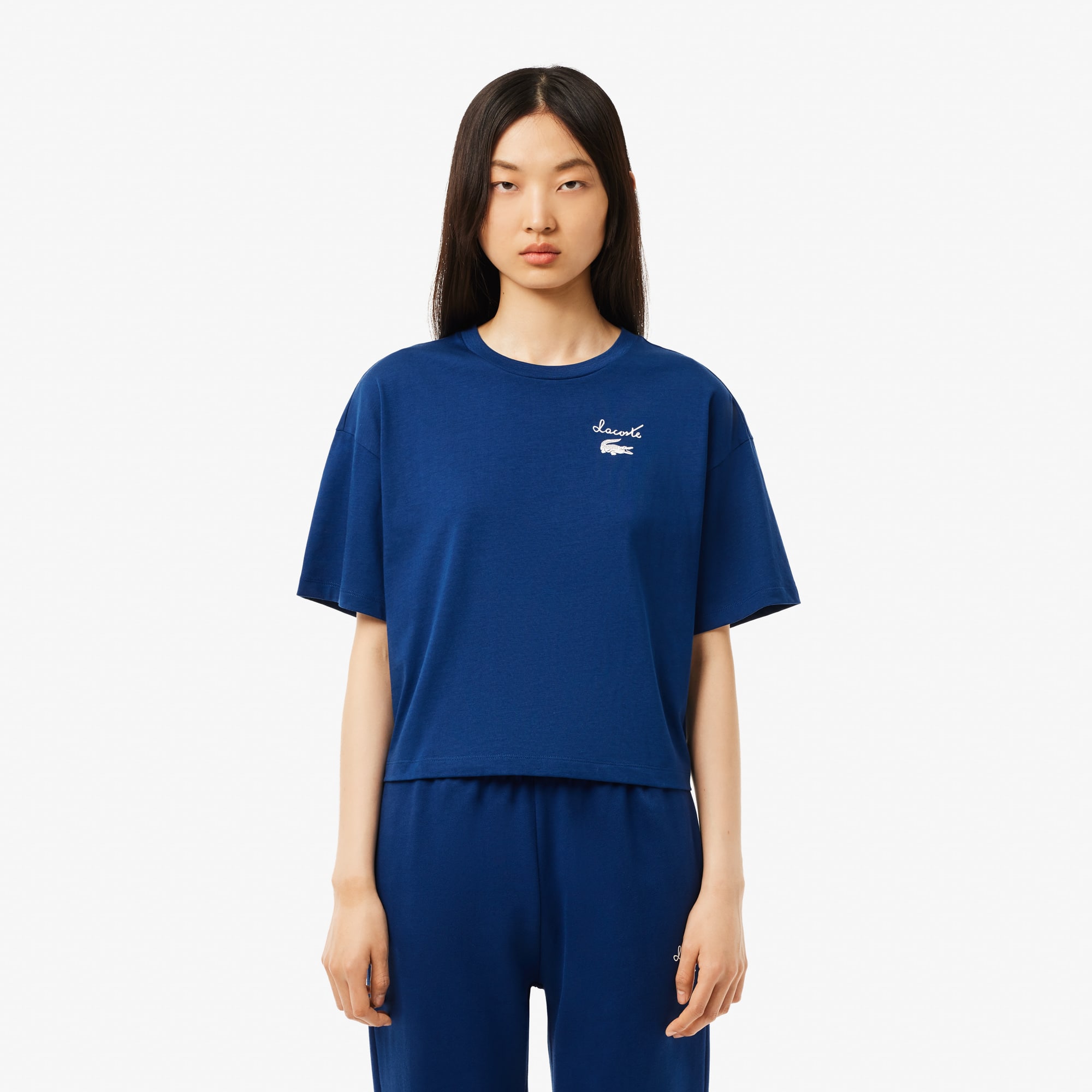 Women's Cotton Logo T-Shirt - T-Shirts & Tops - New In 2025