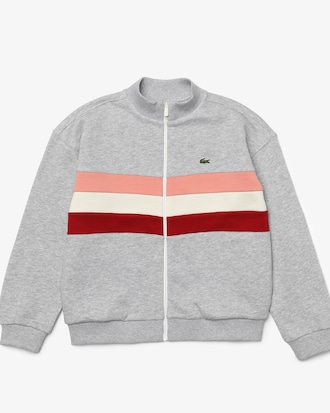 Kids' Colorblock Bands Fleece Zip Sweatshirt