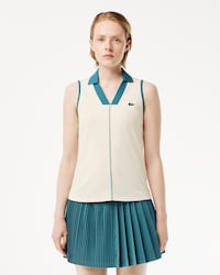 Women's Slim Fit Ultra Dry Sleeveless Tennis Polo