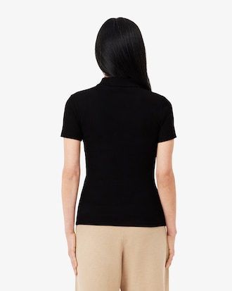 Women's Slim Fit L.12.D Ribbed Cotton Polo