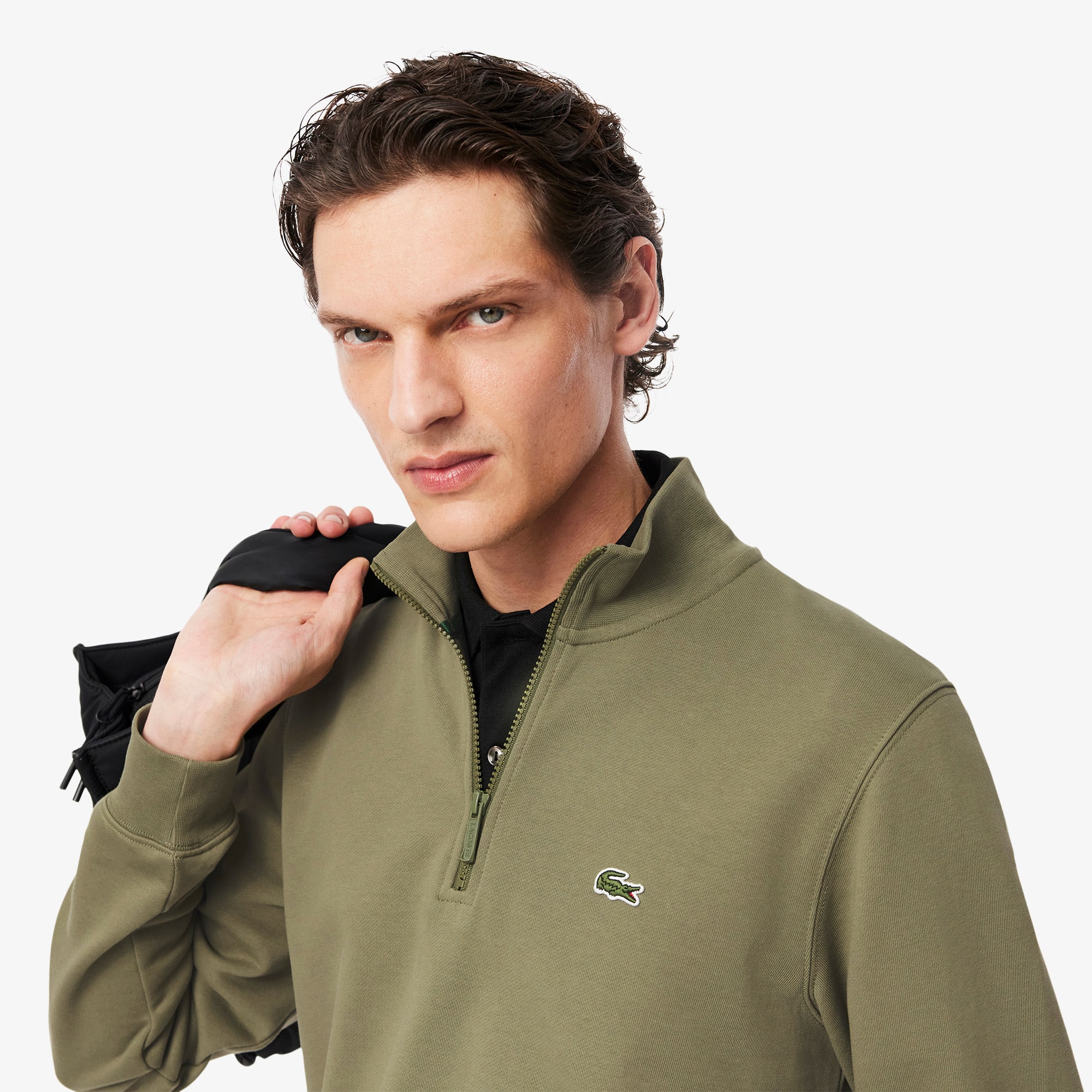 Men's Zip-Up Fleece Sweatshirt - Sweaters & Sweatshirts