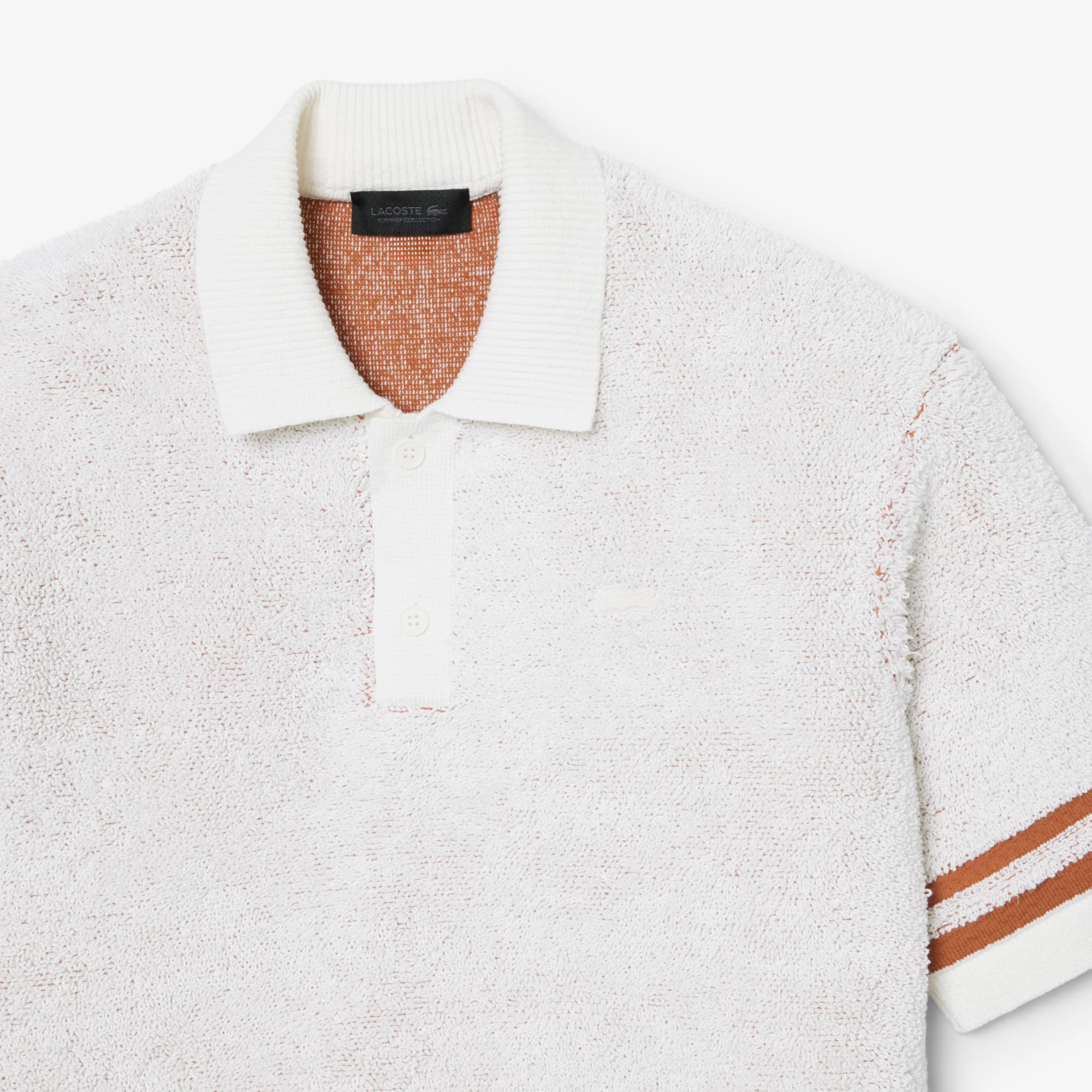 Runway Bouclé Knit Polo Collar Sweater - undefined - New In 2026