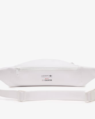 Sac banane unisexe Lacoste x Netflix avec imprim&eacute; crocodile