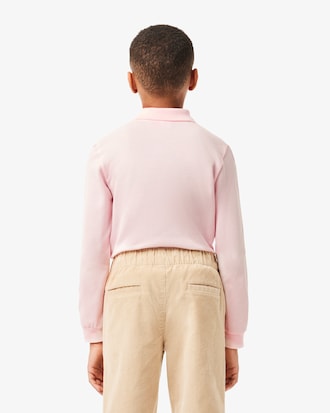 Polo de piqué de manga larga