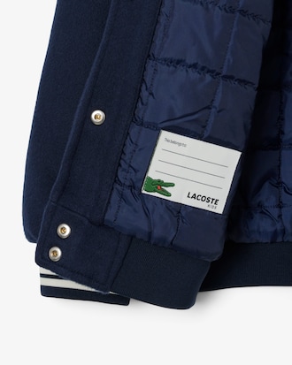 Crocodile Badge Bomber Jacket