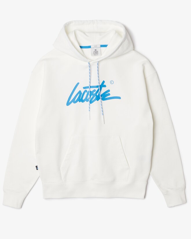 Unisex Lacoste LIVE Loose Fit Cotton Hoodie - Sweatshirts - New In 