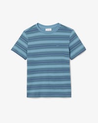 Playera De Algod&oacute;n Con Estampado De Rayas Para Ni&ntilde;o