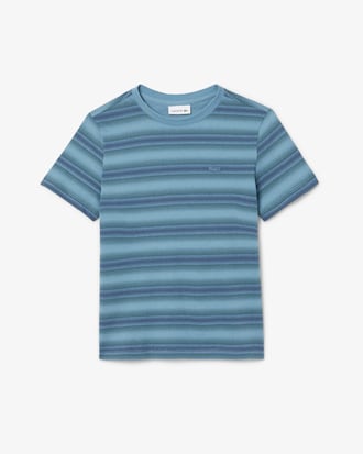 Playera de algod&oacute;n con estampado de rayas para ni&ntilde;o