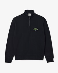 Unisex Loose Fit High-Neck Fleece Sweatshirt