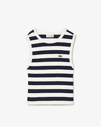 Kids' Striped Ribbed Cotton Tank Top