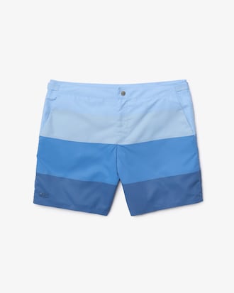 Men&rsquo;s Mid-Length Gradated Colorblock Swimming Trunks