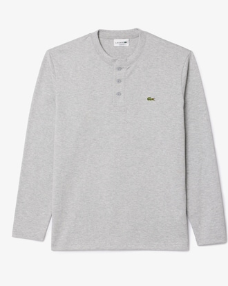 Men's Long Sleeve Henley