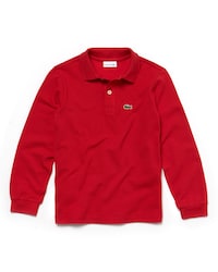 Kids' Long Sleeve Petit Piqué Polo