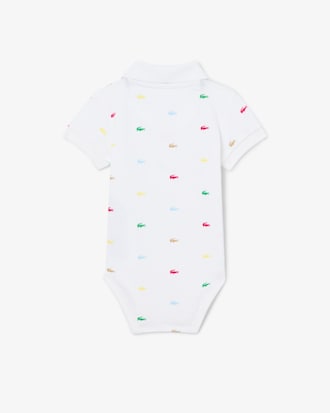 Infants' Crocodile Print Piqu&eacute; Onesie