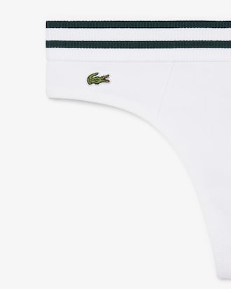 Cotton Stripe Waist String Briefs