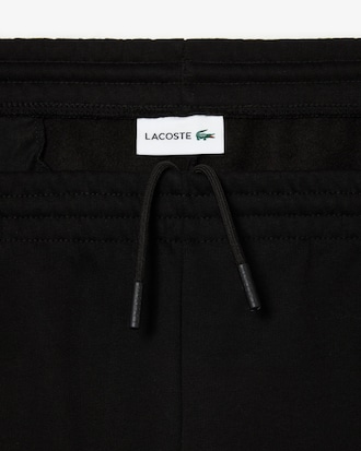 Short homme Lacoste en molleton gratt&eacute; de coton biologique - Grande taille - Big