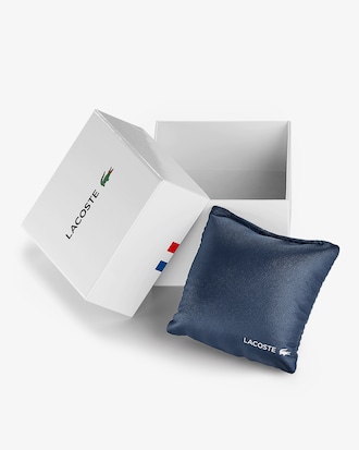 Tiebreaker Chrono Watch - Blue With Gold Plated Bracelet