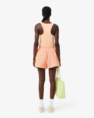 Oversized Linen Blend Shorts