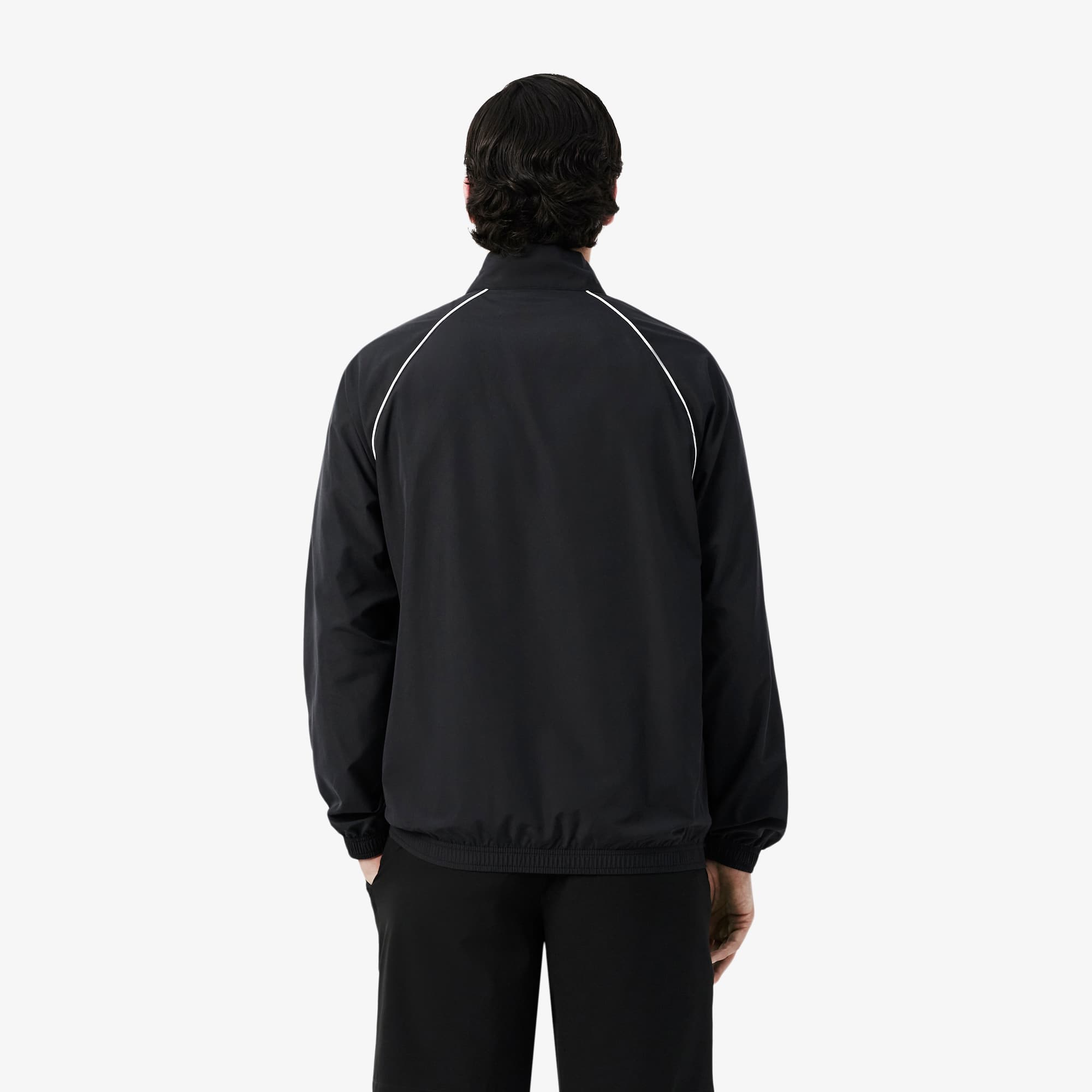Sport Water-Repellent Trim Accent Track Jacket