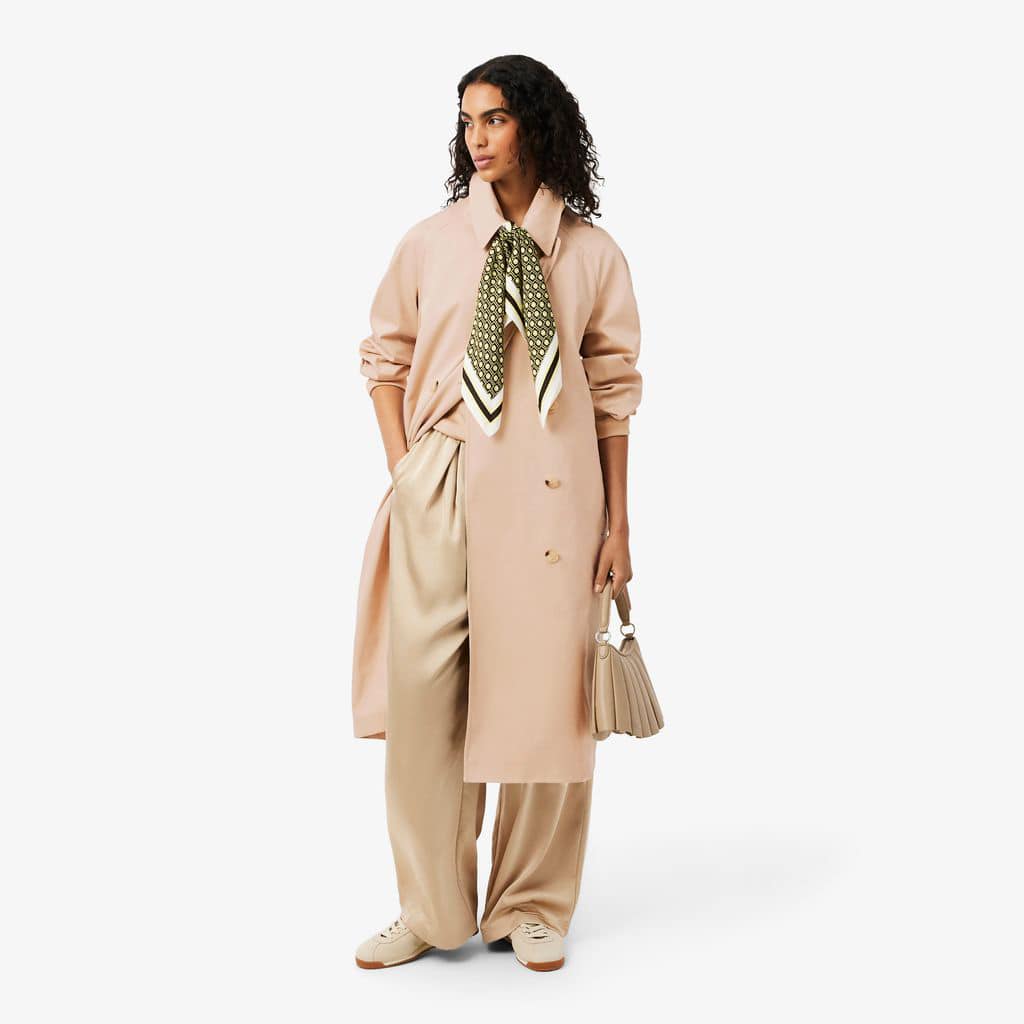 Oversized Water-Repellent Trench Coat - Organic Cotton - New In