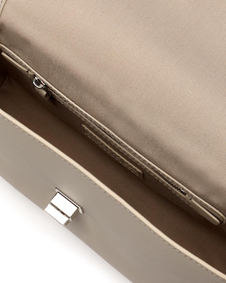 Women's Daily Classic Piqué Canvas Clasp Shoulder Bag