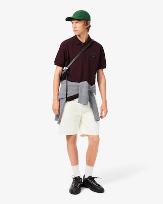 Classic Fit Embroidered Petit Piqu&eacute; Polo Shirt